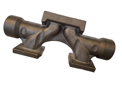 Steel manifold casting